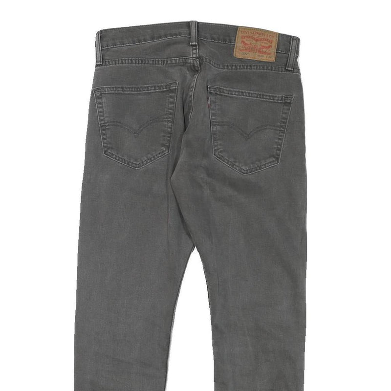 LEVI'S 502 Mens Jeans Grey Regular Straight Denim Medium W30 L26 Classic Style