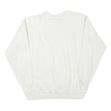 HANES Womens White Sweatshirt XL Pullover Cotton Blend Floral Colourful Print