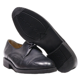 MARBOT Derby Shoes Black Leather Mens UK 8