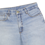 SEHAD Mens Denim Blue Casual Shorts M W32 Classic Fit Comfortable Design