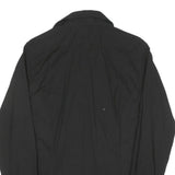 GIORGIO ARMANI Mens Black Shirt S Cotton Blend Elegant Classic Style Designer