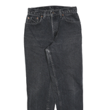 LEVI'S 550 Tapered Womens Jeans Black Relaxed Tapered Denim Medium W26 L30
