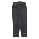 LEVI'S 550 Tapered Womens Jeans Black Relaxed Tapered Denim Medium W26 L30