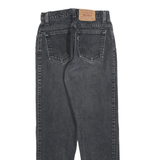 LEVI'S 550 Tapered Womens Jeans Black Relaxed Tapered Denim Medium W26 L30