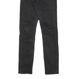 LEVI'S Line 8 Mens Jeans Black Slim Skinny Denim Raw W27 L26 Stretch Zip Fly