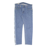 LEVI'S Big E Mens Regular Fit Straight Denim Light W30 L27 Logo Tape Detail
