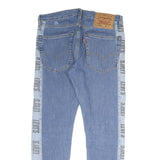 LEVI'S Big E Mens Regular Fit Straight Denim Light W30 L27 Logo Tape Detail
