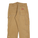 DICKIES Mens Jeans Beige Regular Straight Denim W32 L32 Workwear Utility
