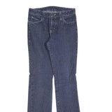 Womens Regular Fit Blue Denim Jeans W30 L34 Zip Closure Cotton Blend Stylish