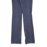 Womens Regular Fit Blue Denim Jeans W30 L34 Zip Closure Cotton Blend Stylish