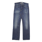 LEVI'S 506 Mens Jeans Blue Regular Straight Denim Medium W31 L32 Classic Style