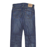 LEVI'S 506 Mens Jeans Blue Regular Straight Denim Medium W31 L32 Classic Style