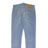 LEVI'S Mens Slim Light Blue Denim Jeans W30 L30 Classic Zip Closure