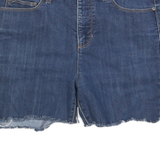 CALVIN KLEIN JEANS Womens Denim Blue Casual Shorts M W32 Raw Hem
