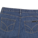 CALVIN KLEIN JEANS Womens Denim Blue Casual Shorts M W32 Raw Hem