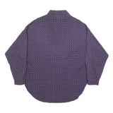 AKERMANN Womens Blue Shirt XL Button Down Cotton Long Sleeve Printed