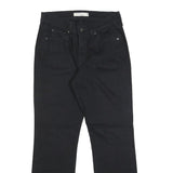 LEVI'S 505 Womens Black Regular Straight Denim Medium W26 L28 Cotton Blend Zip