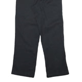 DICKIES Mens Cotton Blend Black Regular Straight Trousers W32 L30 Workwear Zip