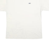 REEBOK Mens White Casual T-Shirt XL Short Sleeve Crew Neck Logo