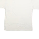 REEBOK Mens White Casual T-Shirt XL Short Sleeve Crew Neck Logo