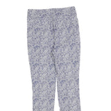 PHASE EIGHT Womens Cotton Blend Blue & White Slim Skinny Trousers W26 L27