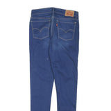 LEVI'S Womens Blue Slim Skinny Denim Jeans W27 L30 Stretch Cotton Blend Zip