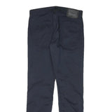 LEVI'S Mens Cotton Blend Navy Slim Straight Trousers W30 L30 Stylish Casual