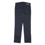 LEVI'S Mens Cotton Blend Navy Slim Straight Trousers W30 L30 Stylish Casual
