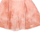 NIKE Womens Pink & Coral Skater Short Polyester Blend Skirt XS Sportswear Active