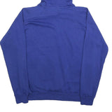 PUMA Mens Blue Hoodie S Cotton Blend Pullover Sweatshirt Sports Casual