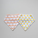 the wee bean organic cotton bib sets in hong kong milk tea and egg tart