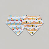 the wee bean bib set sushi and takoyaki