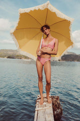 Bikini Top Ohau - Pink Mallow Romance