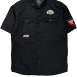 Nation Motors Parish Nation Graphic Short Sleeve Shirt - 3XL Black Cotton
