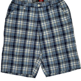 Southpole Checked Shorts - XL White Cotton
