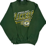 Made In USA Green Bay Packers Logo Athletics Nfl Sweatshirt - XL Green Cotton