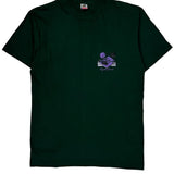 Myrtle Beach Fruit Of The Loom Single Stitch T-Shirt - Large Green Cotton