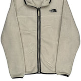 The North Face Fleece Jacket - Medium Cream Polyester