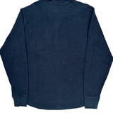 Relaxed Fit Carhartt Long Sleeve T-Shirt - Large Blue Cotton