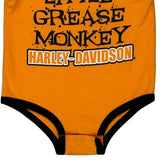 Age 12 Months Harley Davidson Sweater - 3XS Orange Cotton Blend