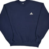 Bootleg 90S Blank Hanes Sweatshirt - 2XL Navy Cotton Blend