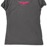 Iron Valley Harley Davidson Graphic T-Shirt - Large Gray Cotton
