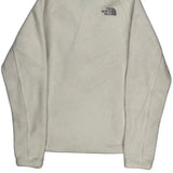 The North Face Fleece Jacket - Medium Cream Polyester