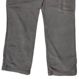 Carhartt Double Knee Carpenter Trousers - 21W 30L Grey Cotton