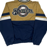 Milwaukee Brewers Mlb Mlb Baseball Jacket - XL Blue Polyester