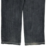 Embroidered Avalanche Studded Jeans - 38W 31L Gray Cotton