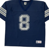 Dallas Cowboys Logo 7 Football Football Jersey - Large Navy Polyester
