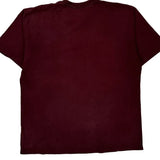 Carhartt T-Shirt - 2XL Burgundy Cotton