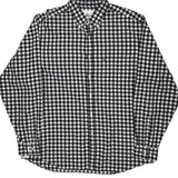 Lacoste Checked Shirt - 2XL Black & White Cotton