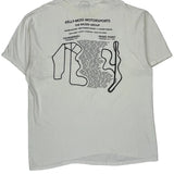 California Back 2 Back 1997 Hanes Graphic T-Shirt - XL White Cotton